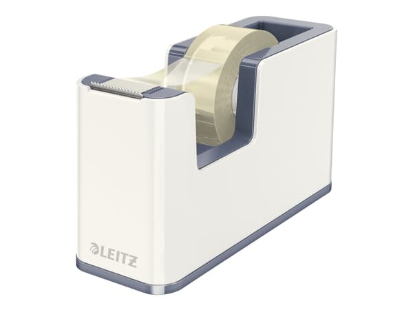 Tapedispenser Leitz WOW hvid inkl. 1 rulle tape