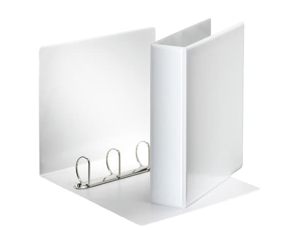 Ringpärm A4 PP med fickor 4D-ringar 60mm - ryggbredd 86mm vit (st.)