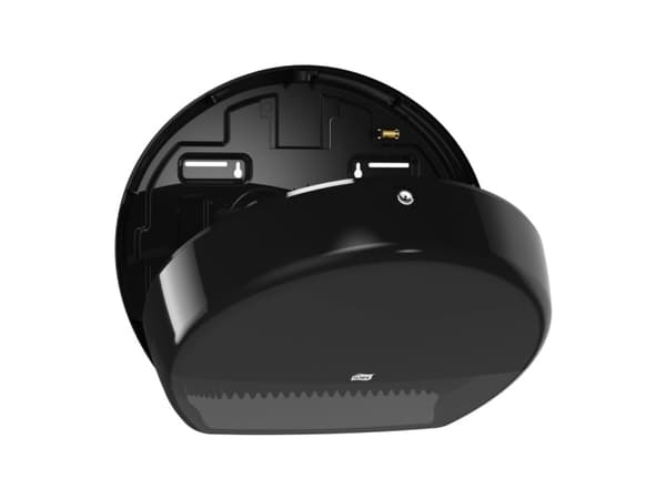 Tork 554008, Toalettpappershållare för reservpapper, Svart, Plast, 437 mm, 133 mm, 360 mm