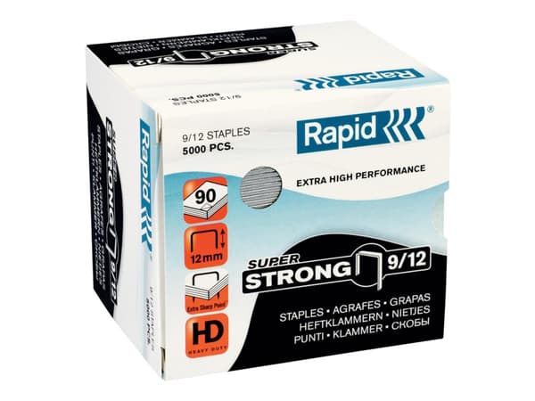 Hæfteklamme Rapid SuperStrong 9/12 (5000 stk.)