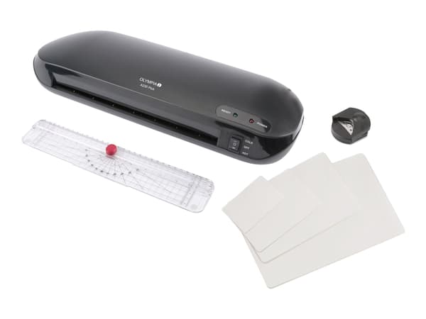 Olympia 4 in 1 Set with Laminator A 230 Plus - Laminointikone - laminointikone kylmä- tai kuumalaminointiin - pussi - 23 cm - Olympia trimmerin ja ku