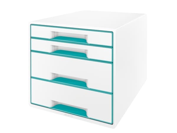 Leitz WOW, 4 laatikko(a), Polystyreeni, Sininen, Valkoinen, 287 x 270 x 363 mm