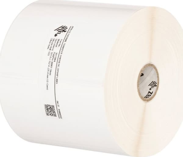 Zebra PolyE 3100T Gloss - Polyetylen (PE) - blank - permanent akrylhäftning - vit - 148 x 209.55 mm 2600 etikett (er) (4 rulle/rullar x 650) etikette
