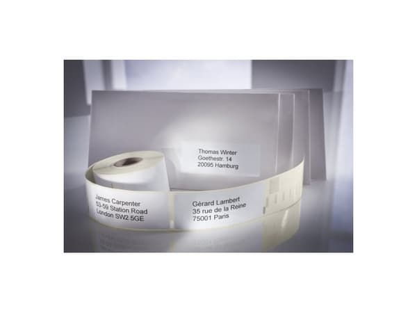 Avery Zweckform - Papir - permanet adhesiv - hvit - 36 x 89 mm 260 etikett(er) (1 rull(er) x 260) rektangulære etiketter