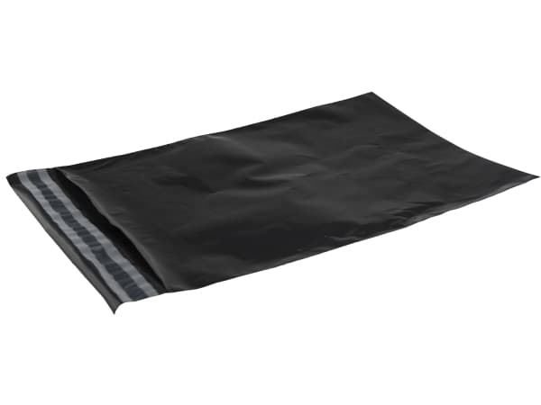 Forsendelsesposer PE sort 230x325 mm - (100 stk.)