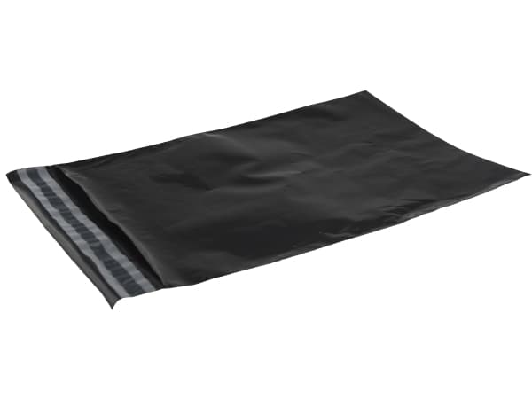 Forsendelsesposer PE sort 230x325 mm - (100 stk.)