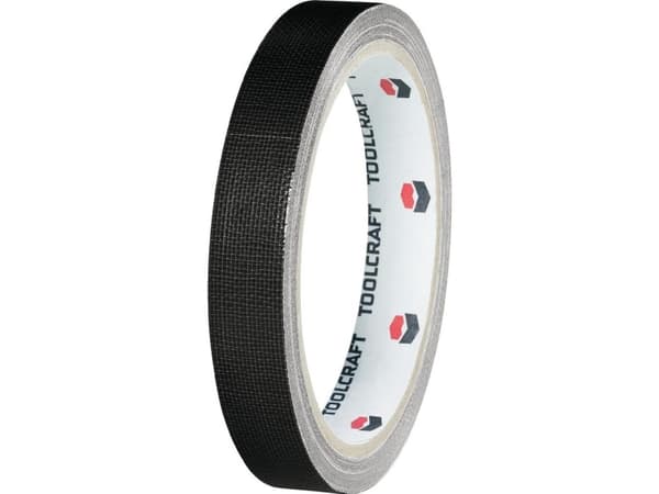 TOOLCRAFT HEB19L10SC HEB19L10SC Textilband svart (L x B) 10 m x 19 mm 1 st