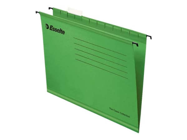 Pendaflex - Hängfil - expanderar - V-Base - för Foolscap - grön Svart