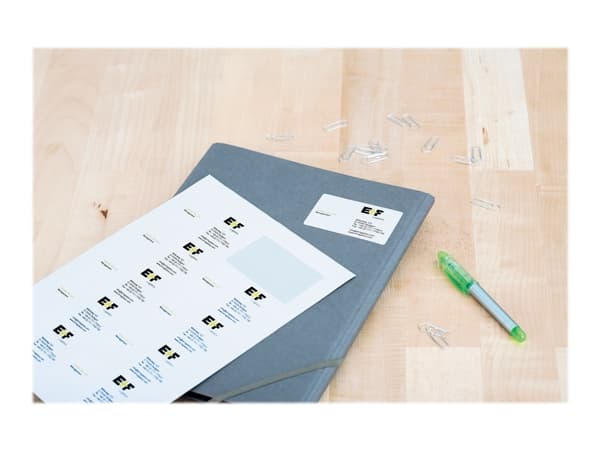 HERMA 5028, Valkoinen, Itse kiinnittyvä tulostintarra, A4, Paperi, Laser/Inkjet, Kiinteä
