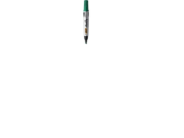 BIC Marking 2300, Grønn, Meisel tupp, Grønn, Grå, 3,7 mm, 5,5 mm, 12 stykker