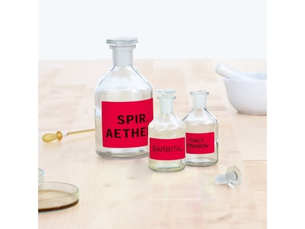 HERMA Special - Papir - matt - permanent selv-adhesiv - lysende rød - A4 (210 x 297 mm) 20 etikett(er) fluorescerende etiketter