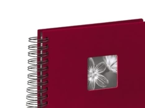 Hama 4007249901545, Bordeaux, 50 ark, 10 x 15, Spiralbindning, Svart, 240 mm