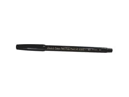Fiberpenna Pentel S360 fin svart - (ask med 12)