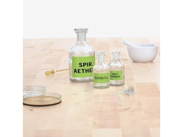 HERMA Special - Papir - matt - permanent selv-adhesiv - lysende grønn - 60 mm rund 240 etikett(er) (20 ark x 12) fluorescerende etiketter