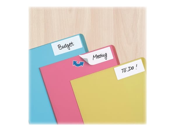 HERMA Movables - Matt - fjernbart selv-adhesiv - hvit - 52 x 82 mm 128 rull(er) (32 ark x 4) merkelapper