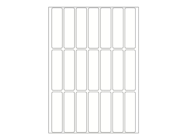 HERMA Movables - Papir - matt - selv-adhesiv - hvit - 13 x 50 mm 672 etikett(er) (32 ark x 21) merkelapper