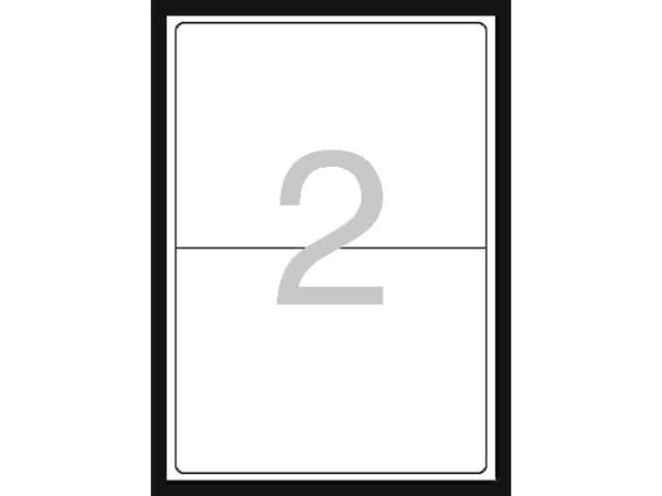 Shipping label 199.6x143.5 Dataline - Permanent klæb - 200 etikette(r) (pakke á 100 ark)