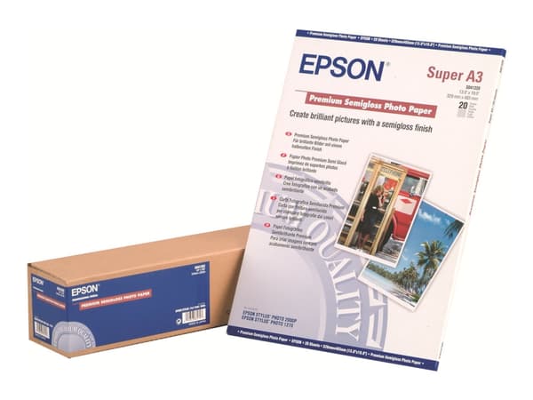 Epson Premium Semigloss Photo Paper - Halvblank - Rull (61 cm x 30,5 m) - 165 g/m² - 1 rull(er) fotopapir - for SureColor SC-P10000, P20000, P7500, P