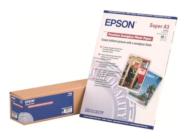 Epson Premium Semigloss Photo Paper - Halvblank - Rull (61 cm x 30,5 m) - 165 g/m² - 1 rull(er) fotopapir - for SureColor SC-P10000, P20000, P7500, P