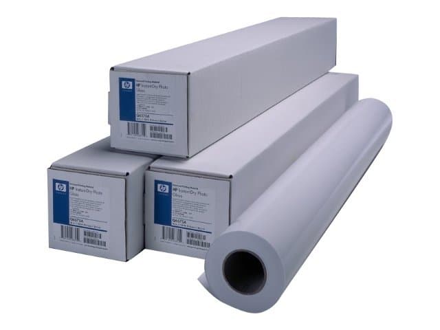 HP Universal Instant-dry Gloss Photo Paper-914 mm x 30.5 m (36 in x 100 ft) fotopapper Brun, Vit