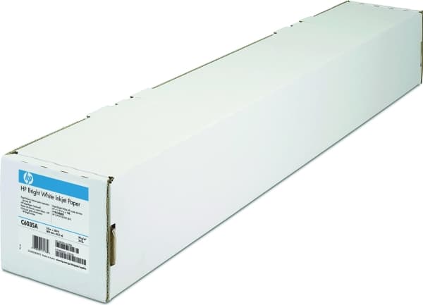 Plotteripaperi HP C6035A Brigth White, 90 g, 24 tuumaa, 610 mm x 45 m