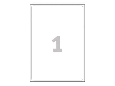 Avery - Hvit - 100 stk merkelapper