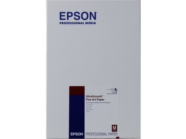 Epson UltraSmooth Fine Art - Naturlig hvitt - A3 (297 x 420 mm) - 325 g/m² - 25 stk papir - for SureColor P5000, P800, SC-P10000, P20000, P5000, P700
