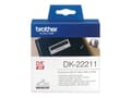Miniatyrbild 4 av 5: Brother DK-22211 - Hvid - Rulle (2,9 cm x 15,2 m) etiketter - för Brother QL-1050, 1060, 500, 550, 560, 570, 580, 600, 650, 700, 710, 720, 820