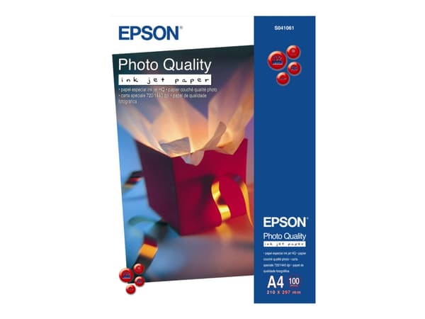Epson Photo Quality Ink Jet Paper - Matt - bestruket - ljust vit - 329 x 483 mm - 105 g/m² - 100 ark papper - för SureColor SC-P700, P7500, P900, P95