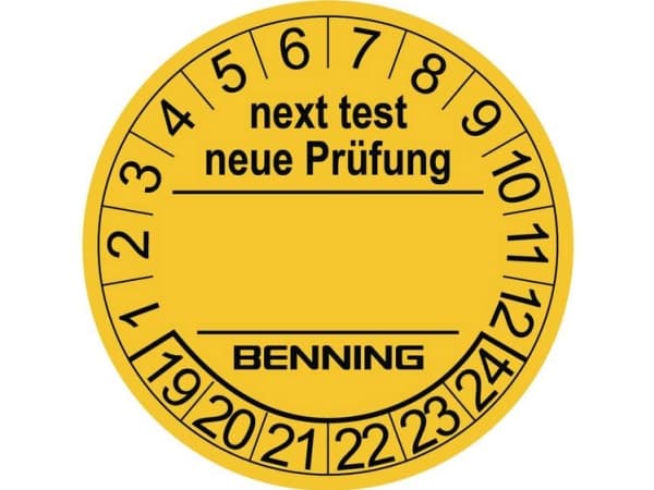 Testitarrat 300 kpl Benning ap1 parttesterille 756212 30 mm Seuraava tarkastus
