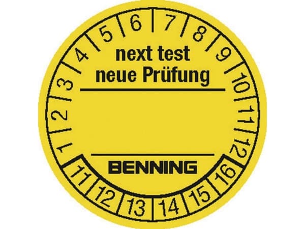 Testitarrat 300 kpl Benning ap1 parttesterille 756212 30 mm Seuraava tarkastus