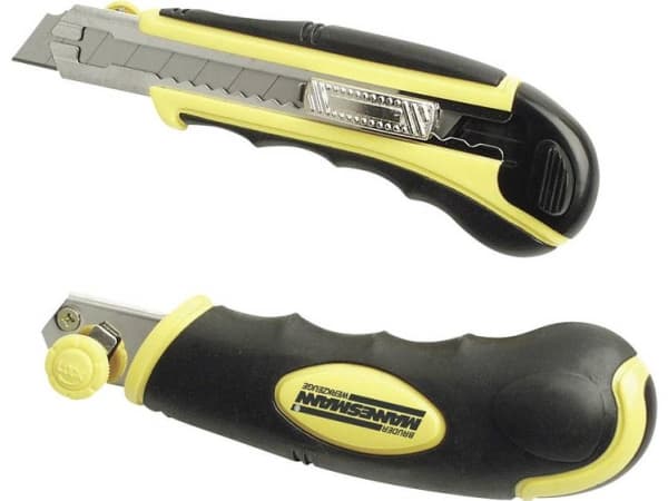 Universalkniv med softgrip autom. klingetilførsel Brüder Mannesmann M60100 1 stk