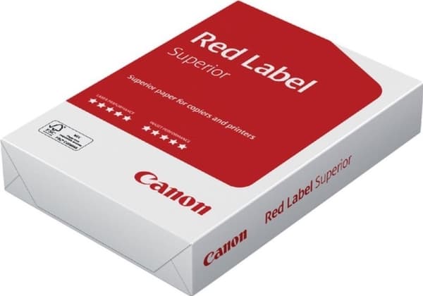 Canon Red Label Superior FSC, Laser-/Mustesuihkutulostus, A4 (210x297 mm), 250 arkkia, 160 g/m², Valkoinen, 196 µm