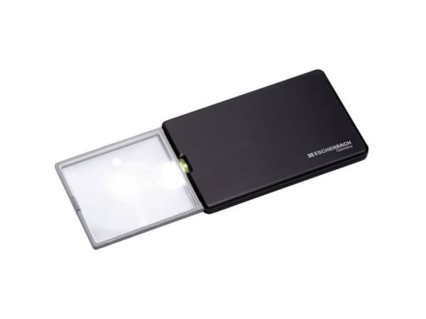 Eschenbach 152110 Håndlup med LED-belysning Forstørrelsesfaktor: 3 x Linsestørrelse: (L x B) 86 mm x 54 mm Lajittelu