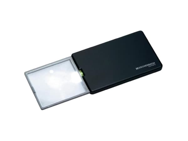 Eschenbach 152110 Håndlup med LED-belysning Forstørrelsesfaktor: 3 x Linsestørrelse: (L x B) 86 mm x 54 mm Lajittelu