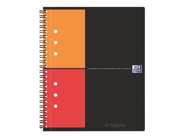 Notesbog Activebook Oxford International A5+ kvadreret med 80 blade (stk.)