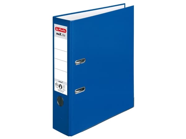 Herlitz 5480405, A4, Plast, Blå, 8 cm, 1 stykker
