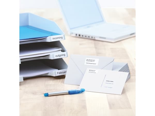 HERMA Premium - Papper - matt - permanent självhäftande - vit - 48.3 x 25.4 mm 8800 etikett (er) (200 ark x 44) laminerade etiketter