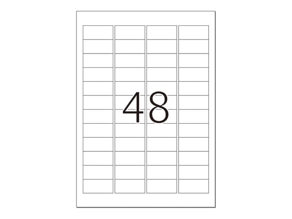 HERMA - Selv-adhesiv - gjennomsiktig - 21.2 x 45.7 mm 1200 etikett(er) (25 ark x 48) filmetiketter