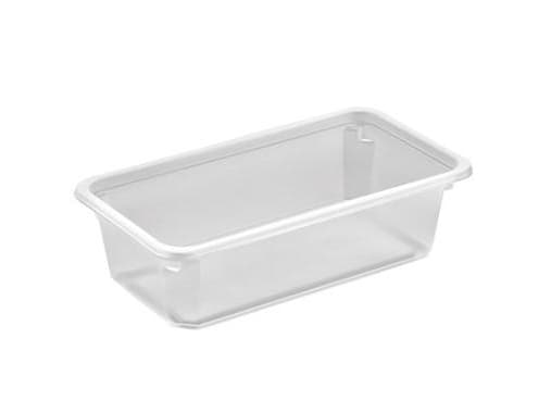 Plastbakke Kageboks K2182-1F 1-rumpu 605 ml 179x98x50 mm PP Klar,608 stk/krt