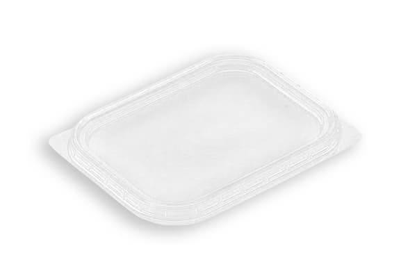 Låg 7625 t/foliebakke 108x83mm R-PET 100stk/pak