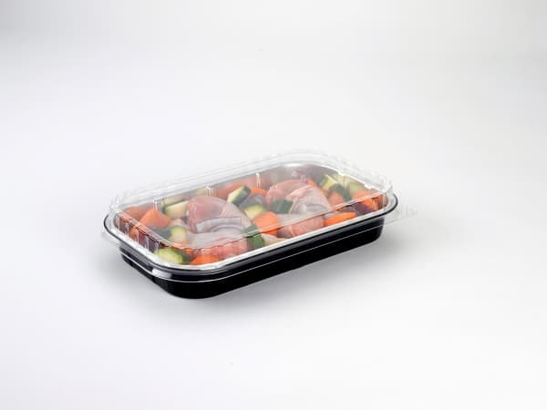 Låg Ready2Cook 271x168x27 mm Lavt APET Klar,100 stk/ps - (100 stk.)