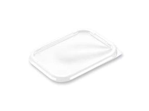 Låg 7650 t/foliebakke 155x115mm R-PET til 1264631 100stk/pak