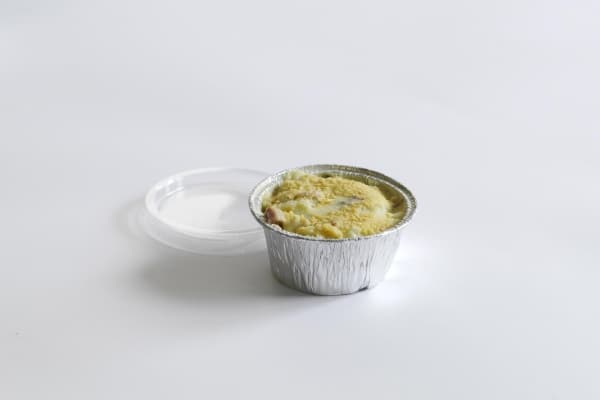 Snap-on låg RPET Klar til Alubakke Ø85 mm vnr 7339 og 105555 og 107458-1,100 stk/ps - (100 stk.)