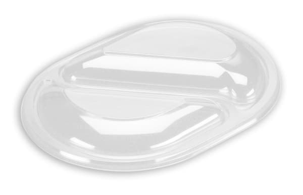 Låg OPS Klar til Bakke 2-rum 238x176 mm Oval,6 pk x 40 stk/krt