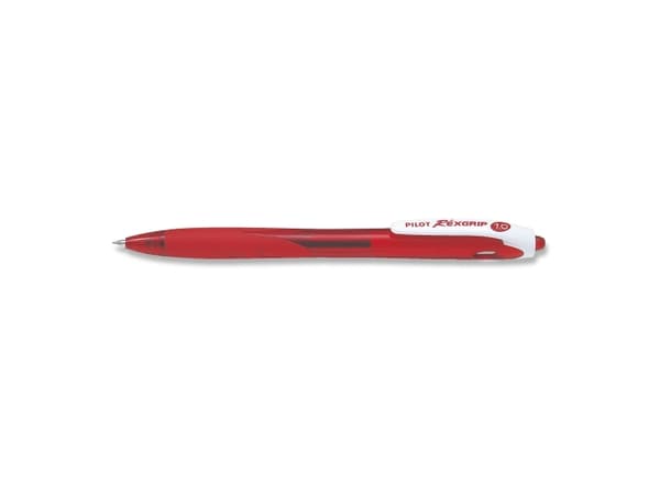 Kuglepen, Pilot BeGreen Rexgrip, 1 mm, rød, pakke a 10 stk