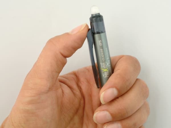 Rollerpen Pilot Frixion Clicker m/tryk 0,5 mm sort (stk.)