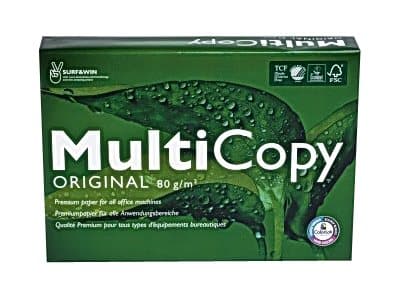 Skrivarpapper MultiCopy Original A4 80g vit - med 4 hål - (500 ark)