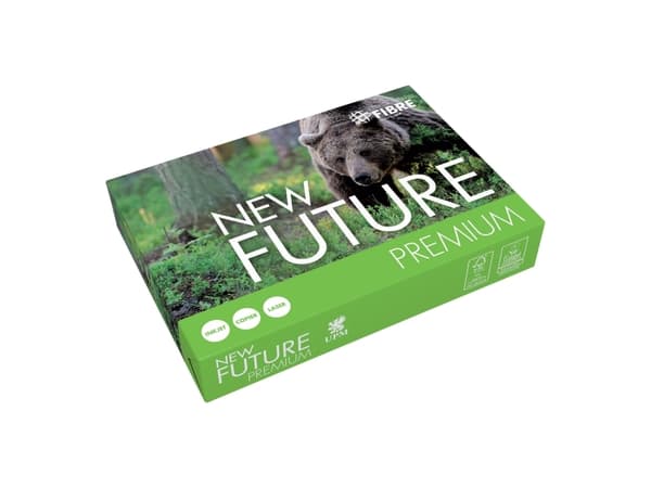 Multifunktionspapir, New Future Premium, A4, 80 g, pakke a 5 x 500 ark