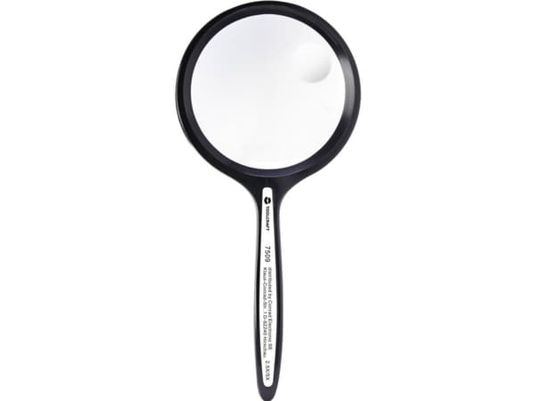TOOLCRAFT 1311517 Håndlup Forstørrelsesfaktor: 2.5 x, 5 x Linsestørrelse: (Ø) 50 mm
